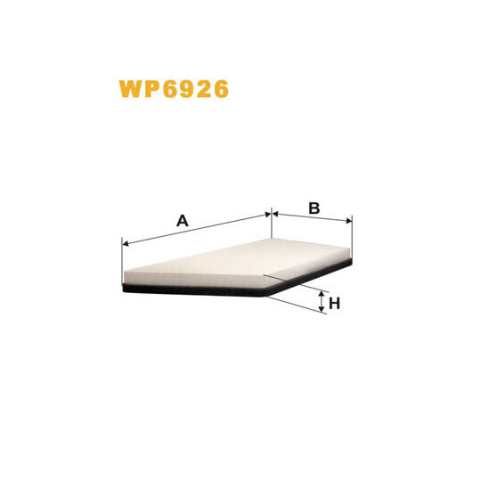 WP6926 - Filter, interior air 