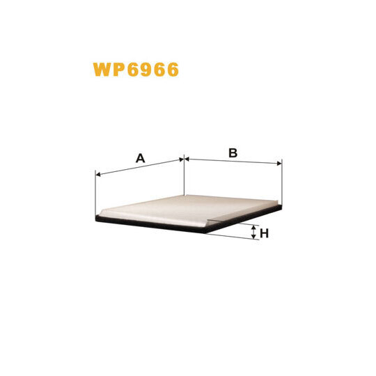 WP6966 - Filter, interior air 
