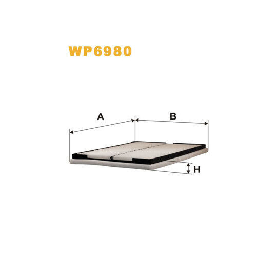 WP6980 - Filter, kupéventilation 