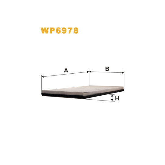 WP6978 - Filter, kupéventilation 