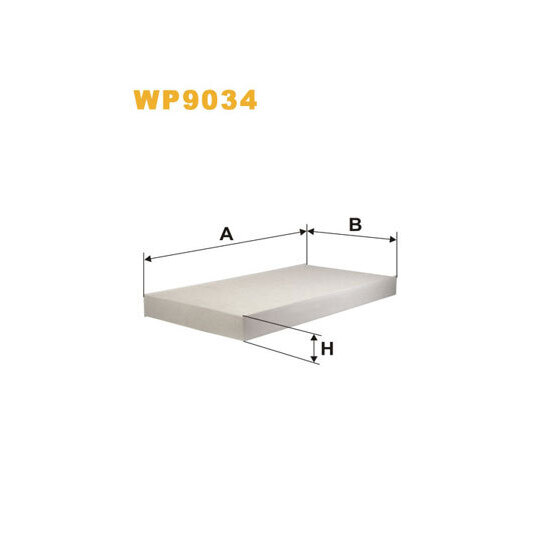 WP9034 - Filter, interior air 