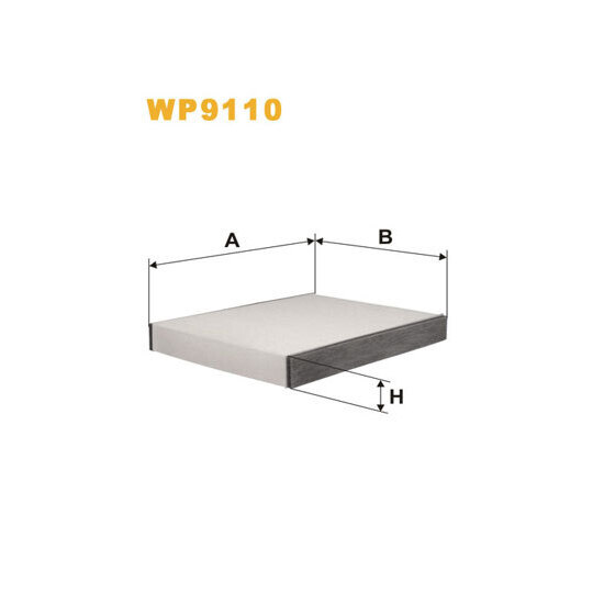 WP9110 - Filter, interior air 