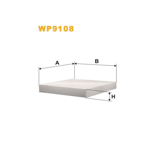 WP9108 - Filter, interior air 