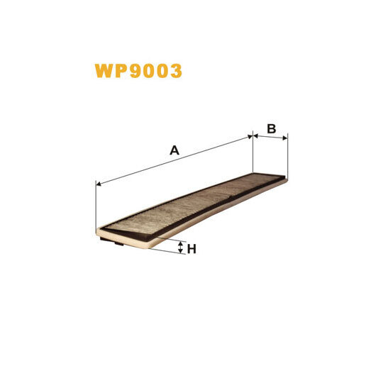 WP9003 - Filter, interior air 