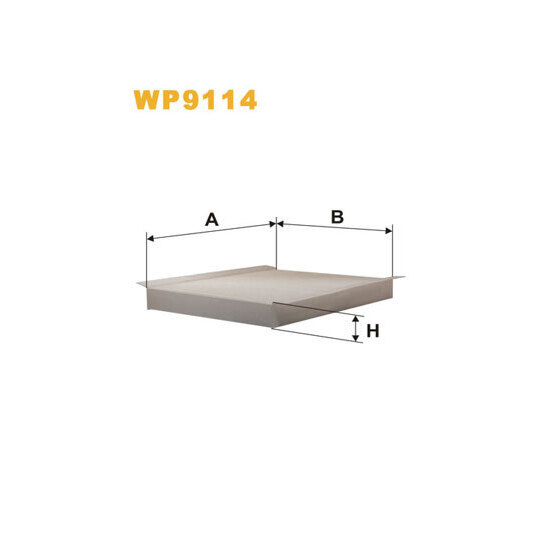 WP9114 - Filter, interior air 