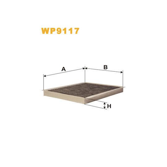 WP9117 - Filter, interior air 