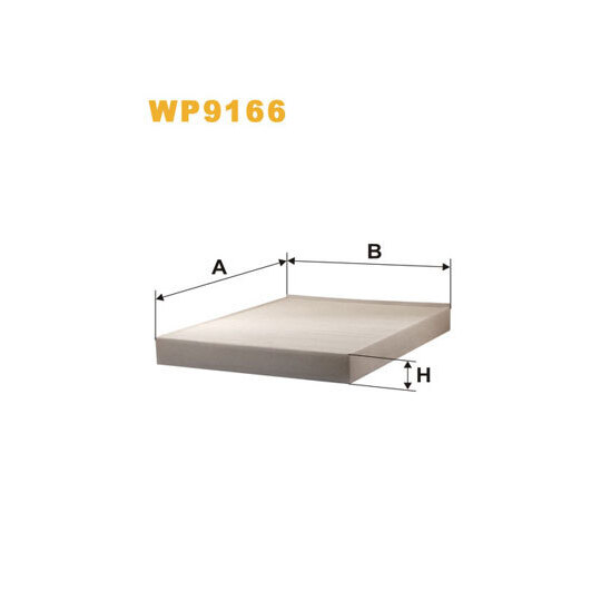 WP9166 - Filter, interior air 
