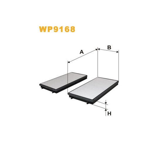 WP9168 - Filter, interior air 
