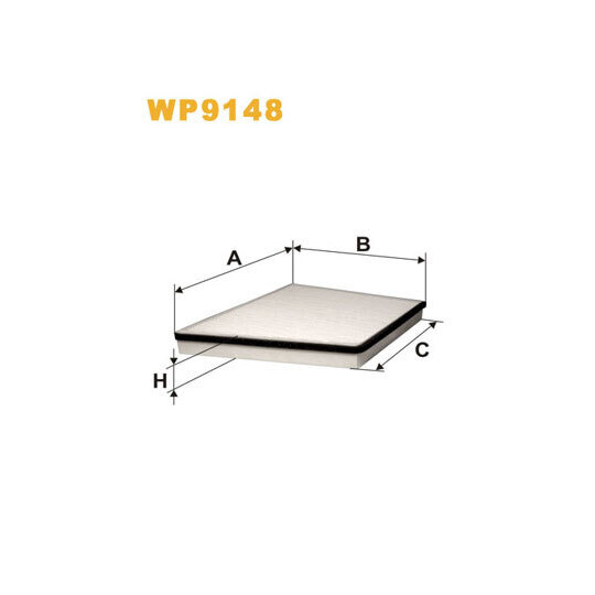 WP9148 - Filter, interior air 