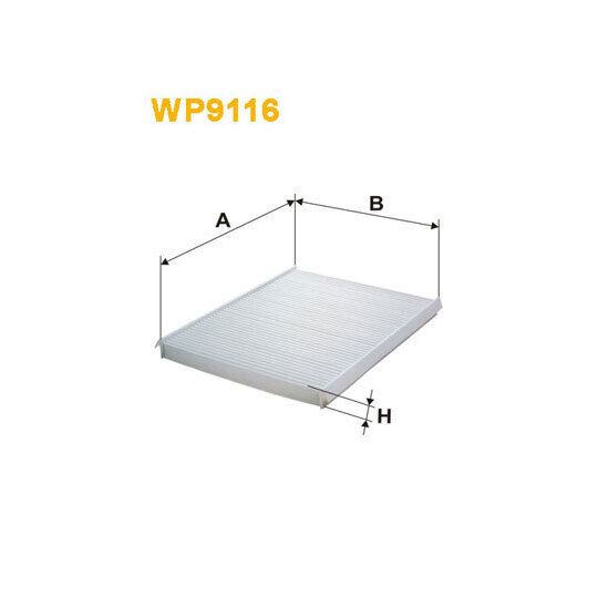 WP9116 - Filter, interior air 
