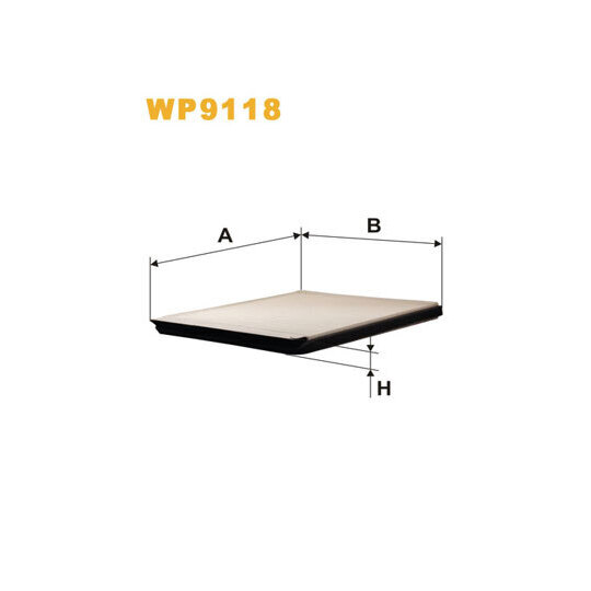 WP9118 - Filter, interior air 