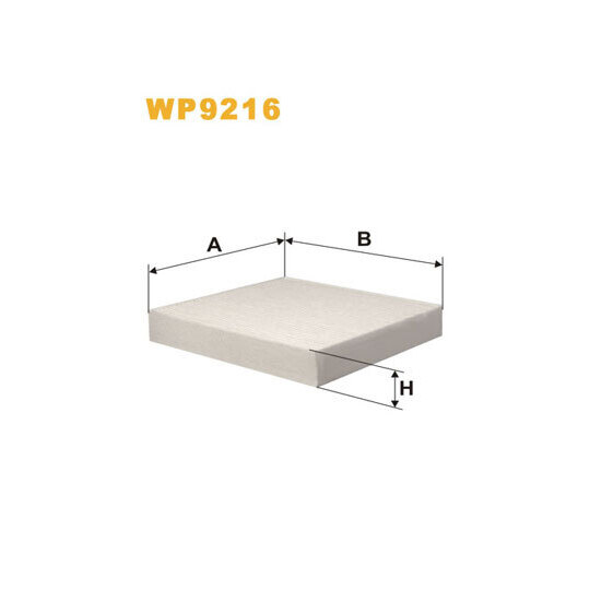 WP9216 - Filter, interior air 