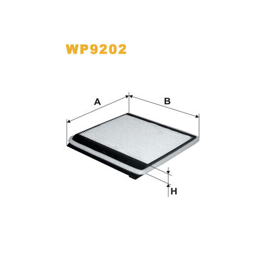 WP9202 - Filter, kupéventilation 