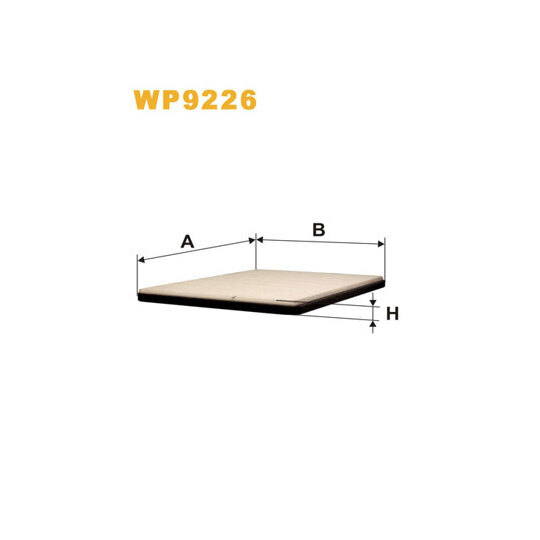 WP9226 - Suodatin, sisäilma 