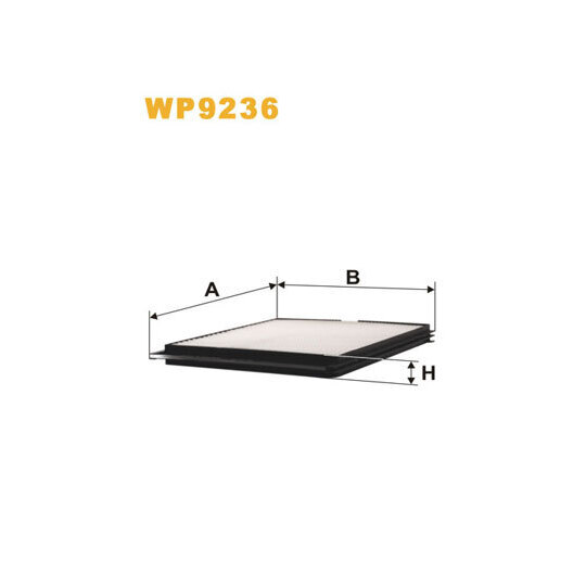 WP9236 - Filter, interior air 