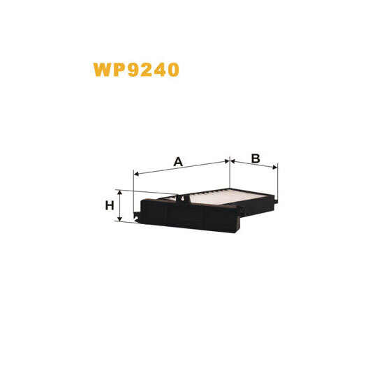 WP9240 - Filter, kupéventilation 