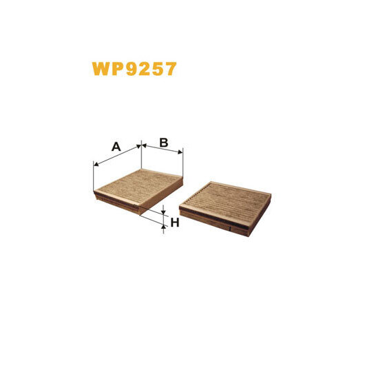 WP9257 - Filter, interior air 