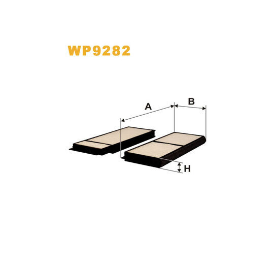 WP9282 - Filter, kupéventilation 
