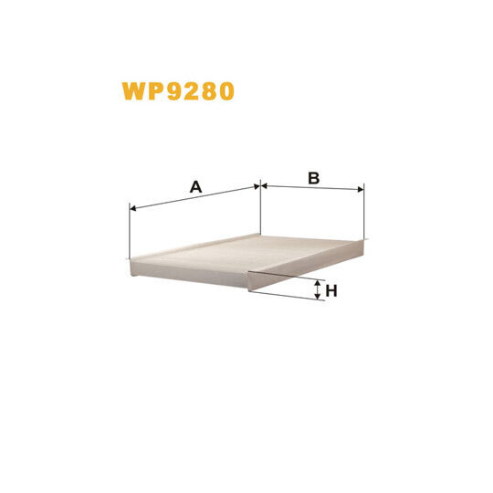 WP9280 - Filter, interior air 