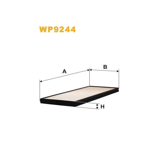 WP9244 - Filter, interior air 