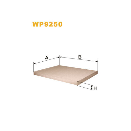 WP9250 - Filter, salongiõhk 