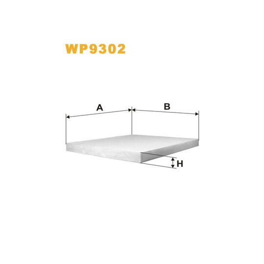 WP9302 - Filter, kupéventilation 
