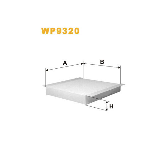 WP9320 - Filter, salongiõhk 