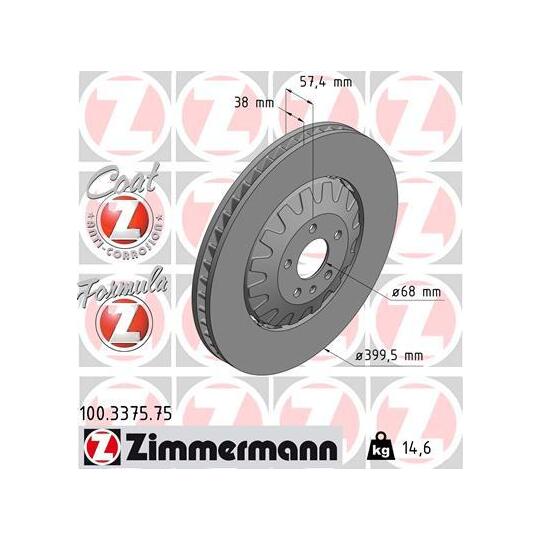 100.3375.75 - Brake Disc 