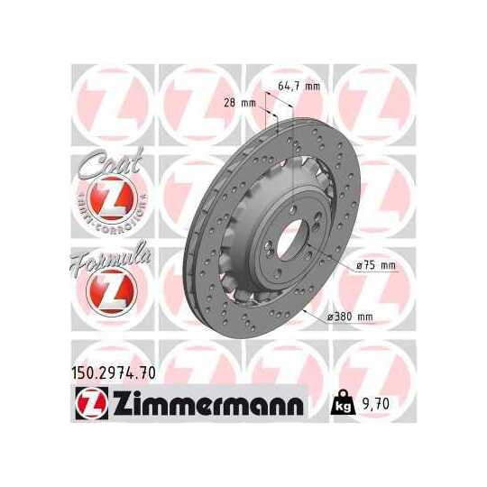 150.2974.70 - Brake Disc 