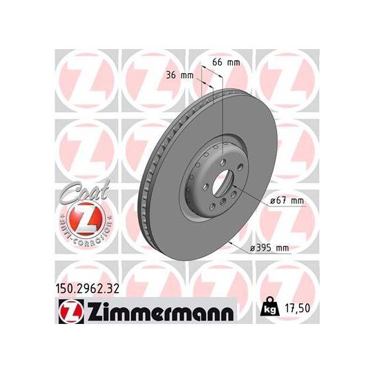 150.2962.32 - Brake Disc 