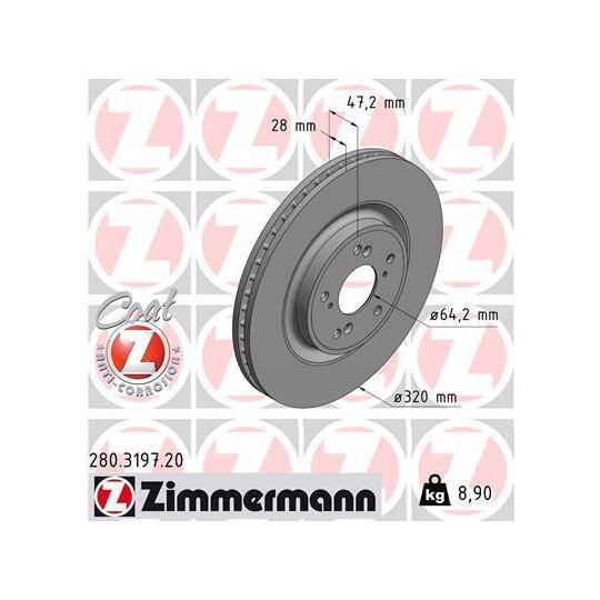 280.3197.20 - Brake Disc 