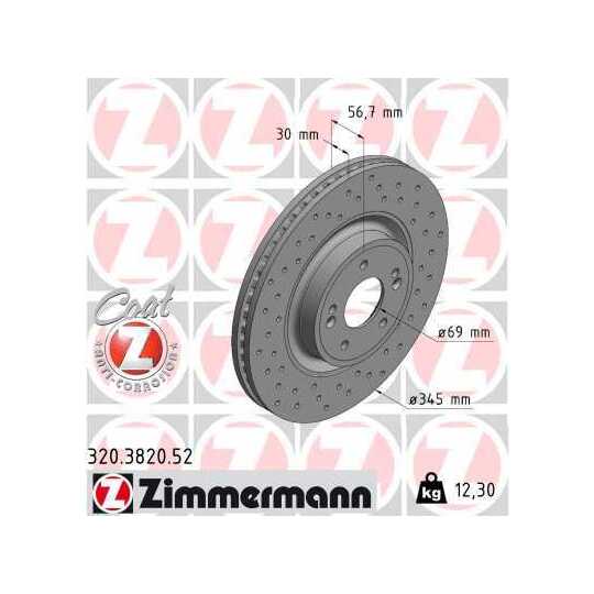 320.3820.52 - Brake Disc 