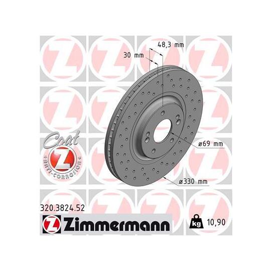 320.3824.52 - Brake Disc 