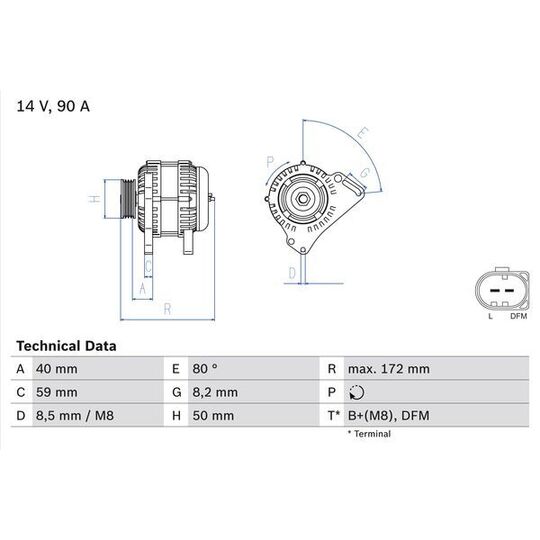 0 986 084 320 - Generaator 