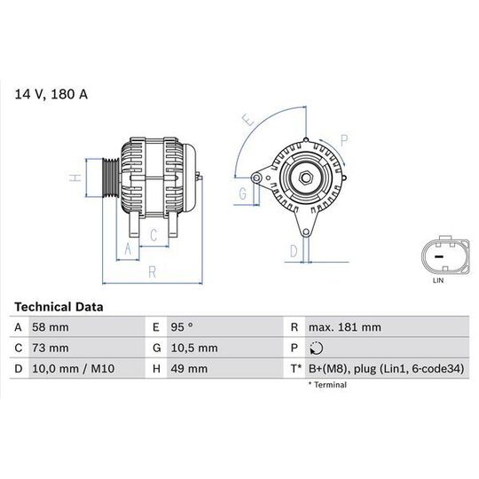 0 986 084 630 - Generaator 