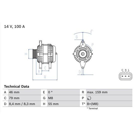 0 986 084 440 - Generaator 