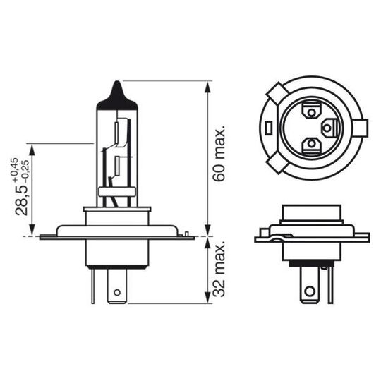 1 987 301 152 - Glödlampa 