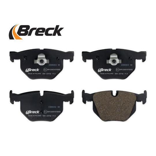 23732 00 554 00 - Brake Pad Set, disc brake 