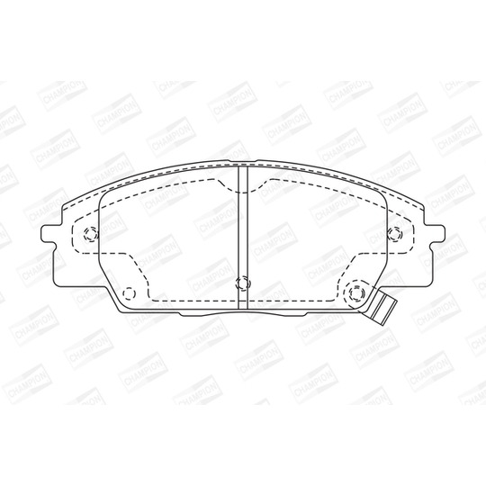 572432CH - Piduriklotsi komplekt,ketaspidur 