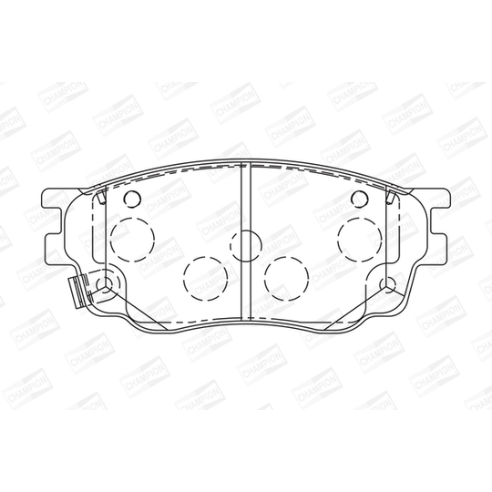 572489CH - Brake Pad Set, disc brake 