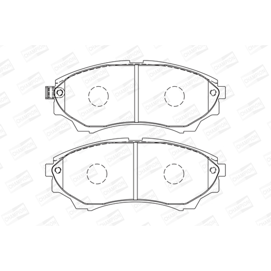 572572CH - Brake Pad Set, disc brake 