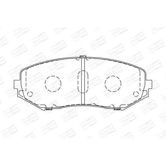 572584CH - Brake Pad Set, disc brake 