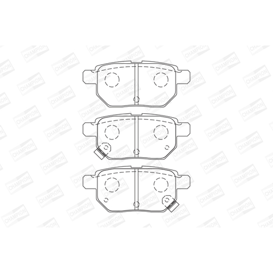 572591CH - Piduriklotsi komplekt,ketaspidur 