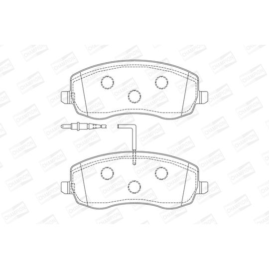 573327CH - Brake Pad Set, disc brake 