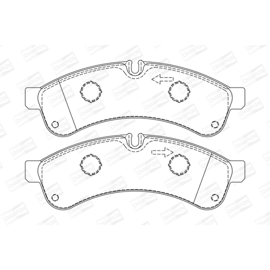 573742CH - Brake Pad Set, disc brake 