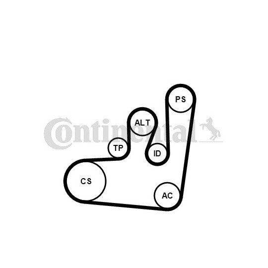 6PK1145WP2 - Veepump+ soonrihmakomplekt 