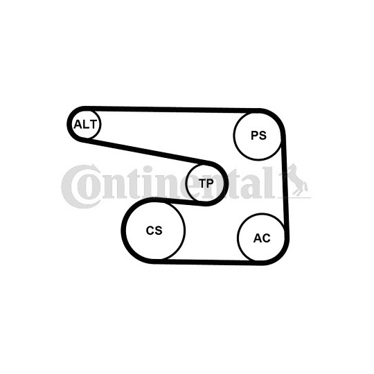 6PK1873K5 - Soonrihmakomplekt 