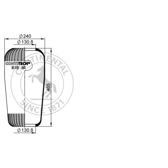 916 N1 - Bellow, air suspension 