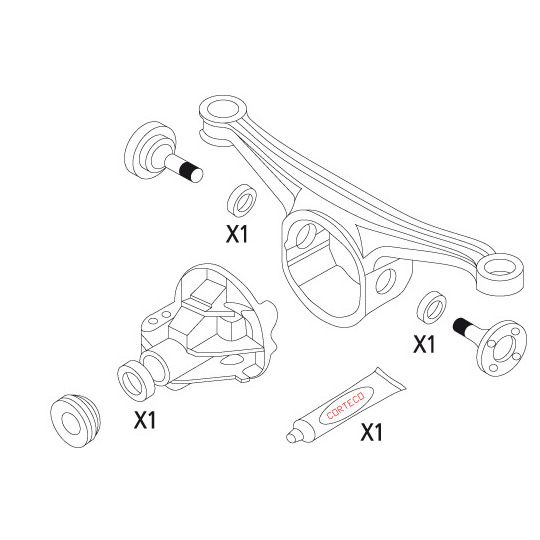 19535861 - Packningssats, differential 