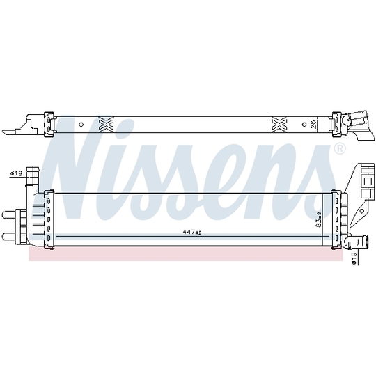 606793 - Radiator, engine cooling 